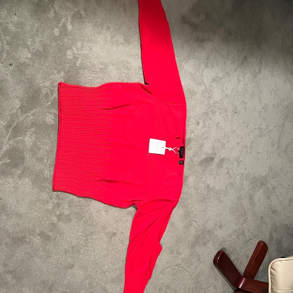 Ted Baker Vibrant Red Crew Neck Sweater